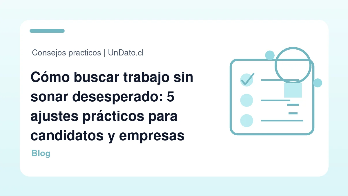 Portada editorial con una persona revisando un currículum y anotando ideas para una búsqueda laboral ordenada