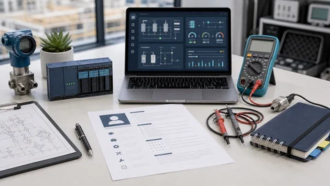 CV de técnico en instrumentación y control industrial