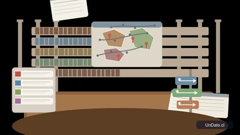 Mesa de biblioteca pública con folletos de empleo, una guía de talleres laborales y materiales de orientación para buscar trabajo.