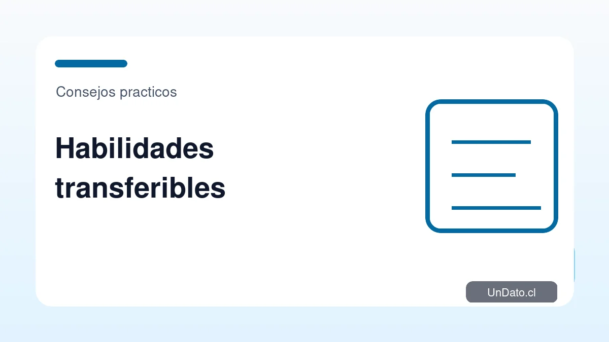 Tarjetas de habilidades y ejemplos de experiencia conectados visualmente con los requisitos de un cargo