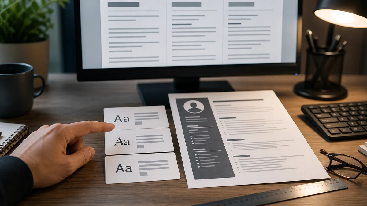 Mejor fuente para CV: legibilidad antes que decoración