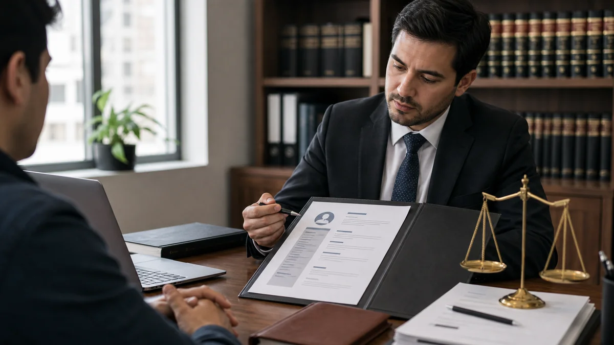 CV de abogado en Chile: experiencia legal y especialidad