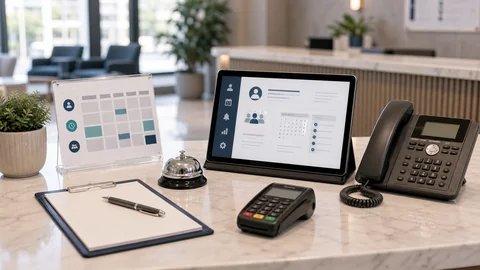 CV de recepcionista: atención, agenda y administración