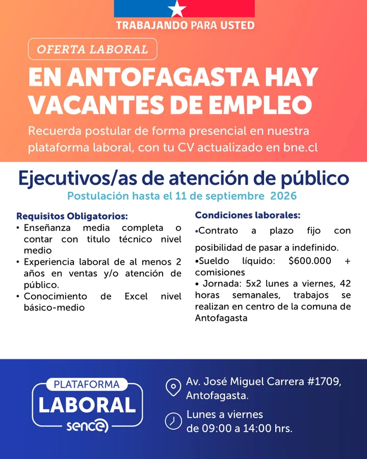 Ejecutivo/a de Atención de Público - imagen 1