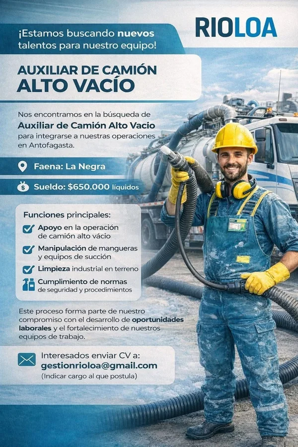 Auxiliar de Camión Alto Vacío - imagen 1