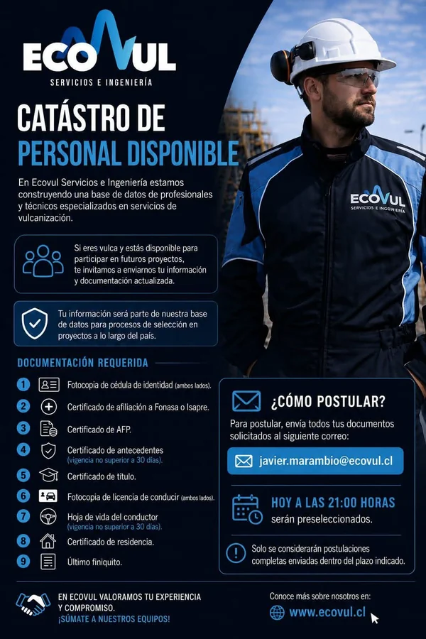 Técnicos y Profesionales en Vulcanización - imagen 1