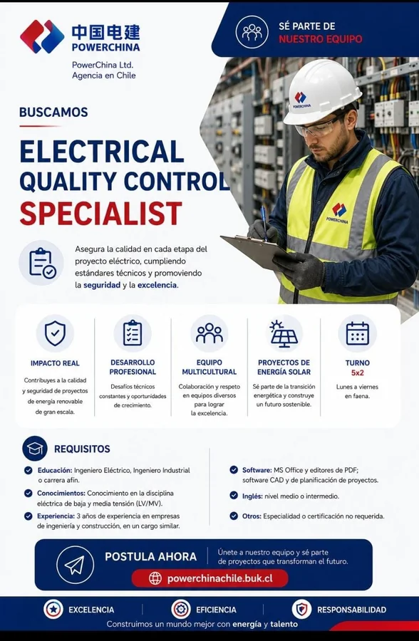 Electrical Quality Control Specialist - imagen 1