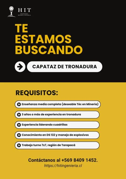 Capataz de Tronadura - imagen 1