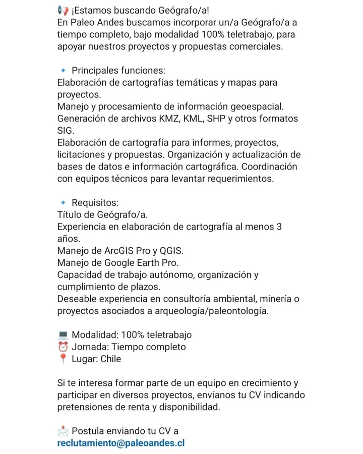 Geógrafo/a - imagen 1