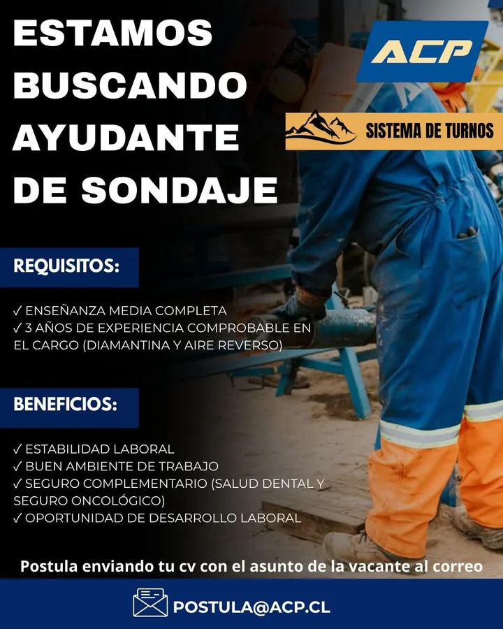 Ayudante de Sondaje - ACP - imagen 1