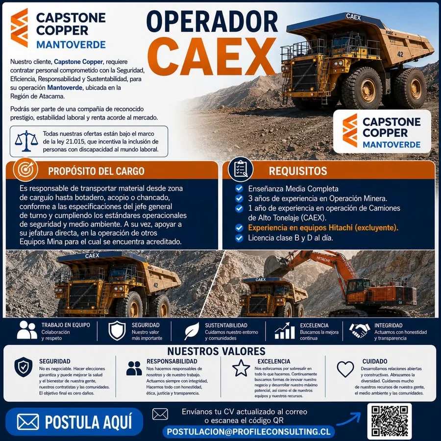 Operador CAEX - imagen 1