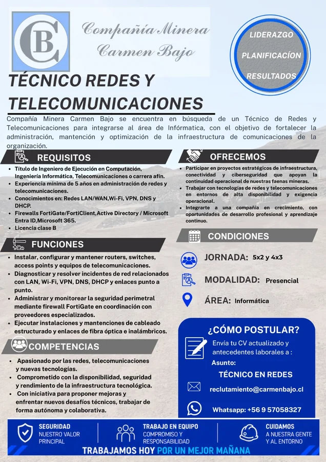 Técnico de Redes y Telecomunicaciones - imagen 1