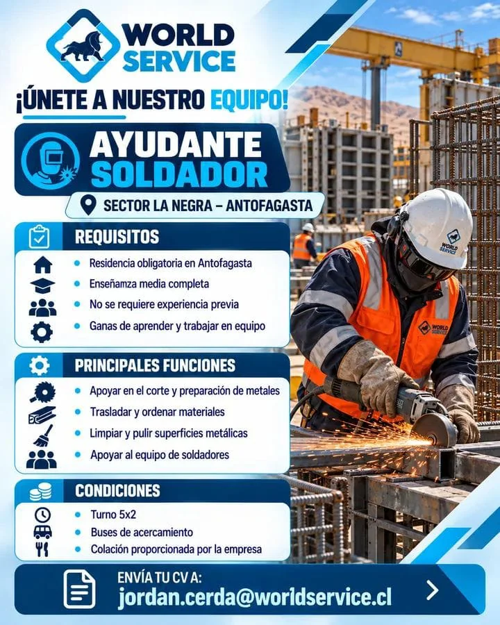 Ayudante de Soldador - imagen 1