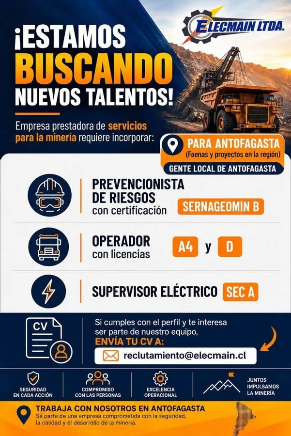 Prevencionista, Operador y Supervisor Eléctrico - imagen 1