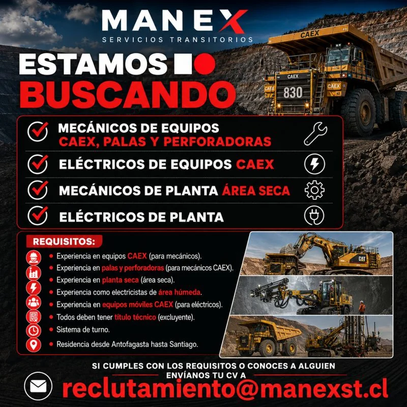 Mecánicos y Electricistas CAEX para Minería - imagen 1
