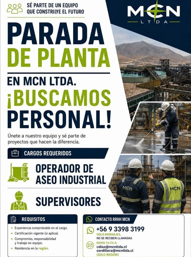 Operadores de Aseo Industrial y Supervisores - imagen 1