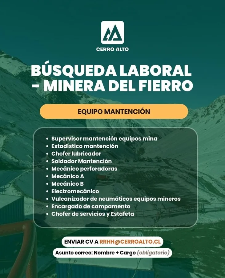 Personal para Equipo de Mantención y Servicios - imagen 1