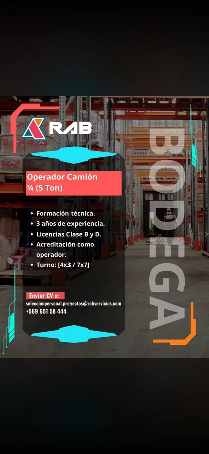 Operador de Camión - imagen 1