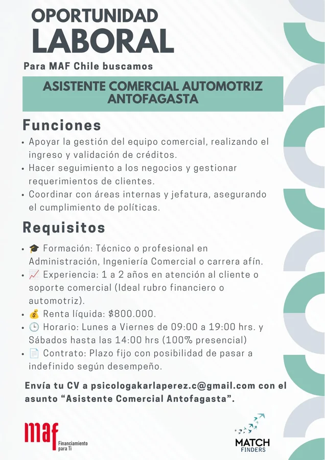 Asistente Comercial Automotriz - imagen 1
