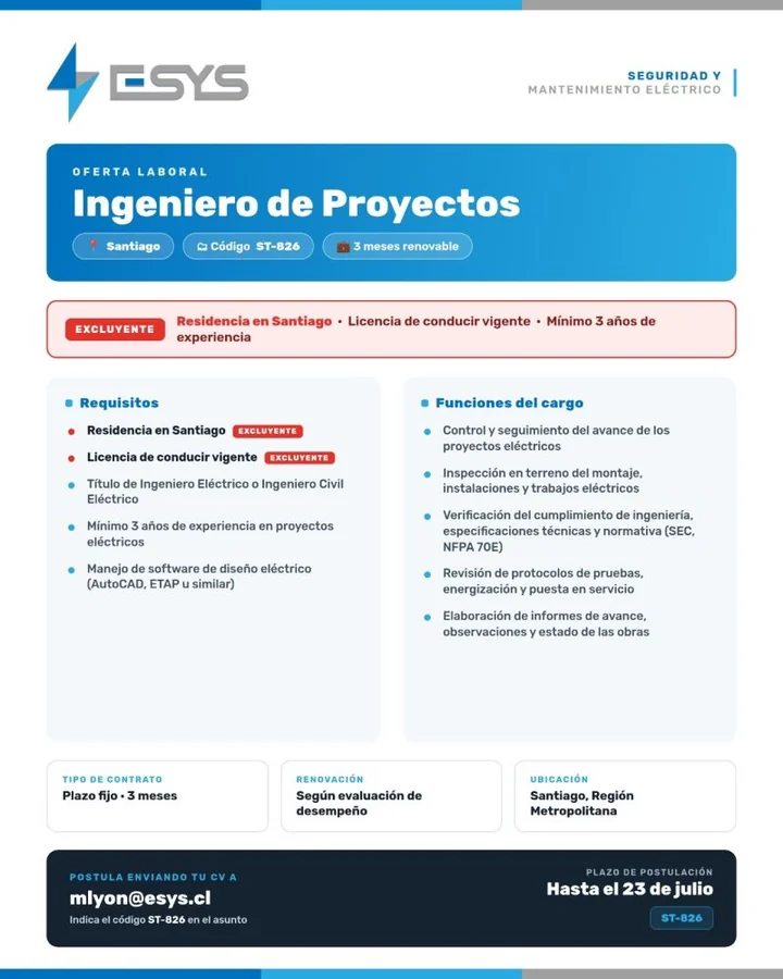 Ingeniero de Proyectos - imagen 1