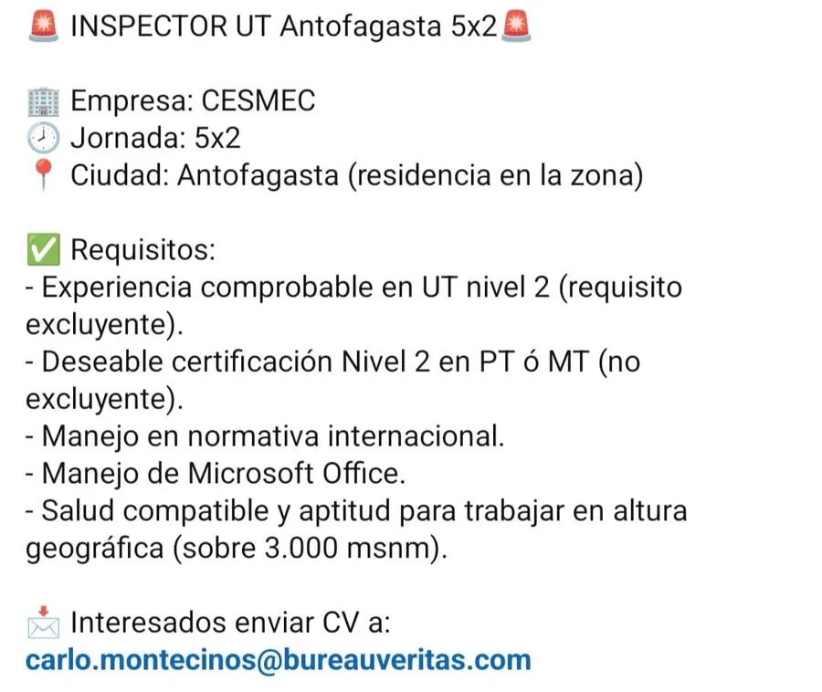 Inspector UT - imagen 1