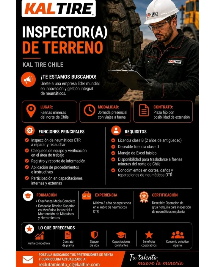 Inspector(a) de Terreno - imagen 1