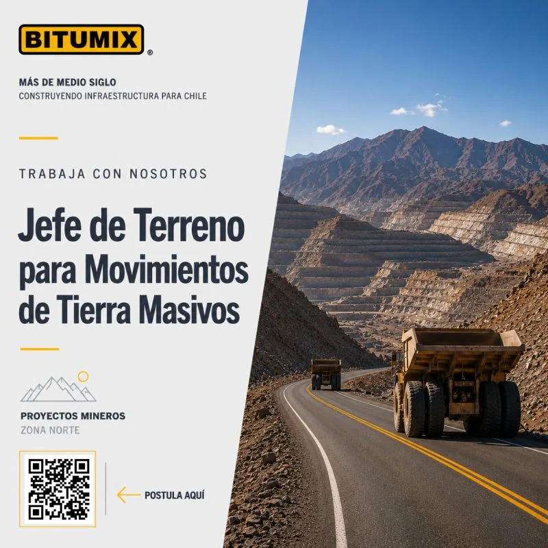 Jefe de Terreno - Movimientos de Tierra - imagen 1