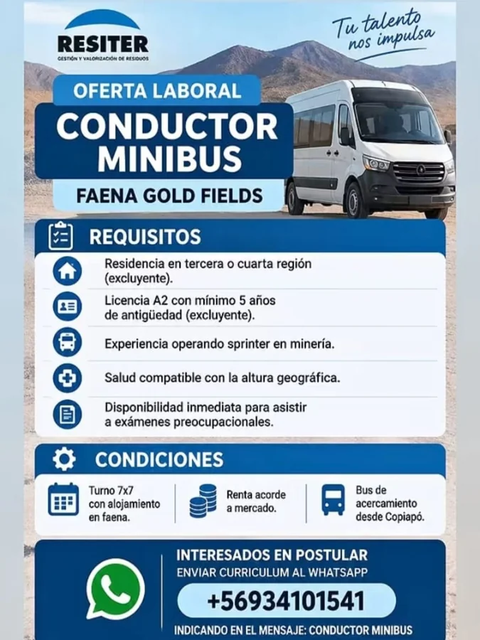 Conductor Minibus - imagen 1