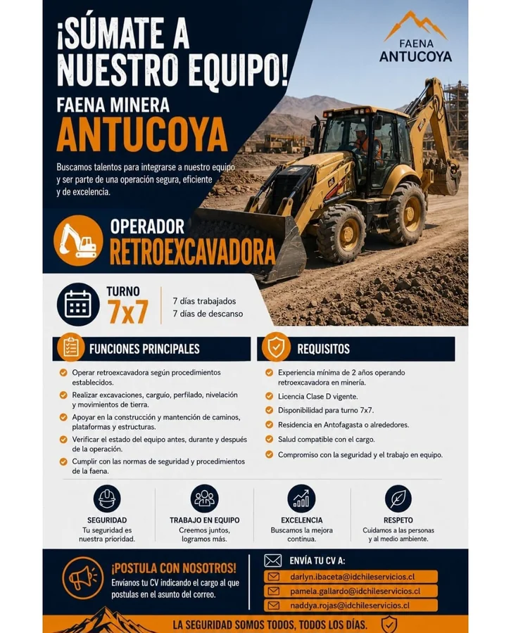 Operador de Retroexcavadora - imagen 1