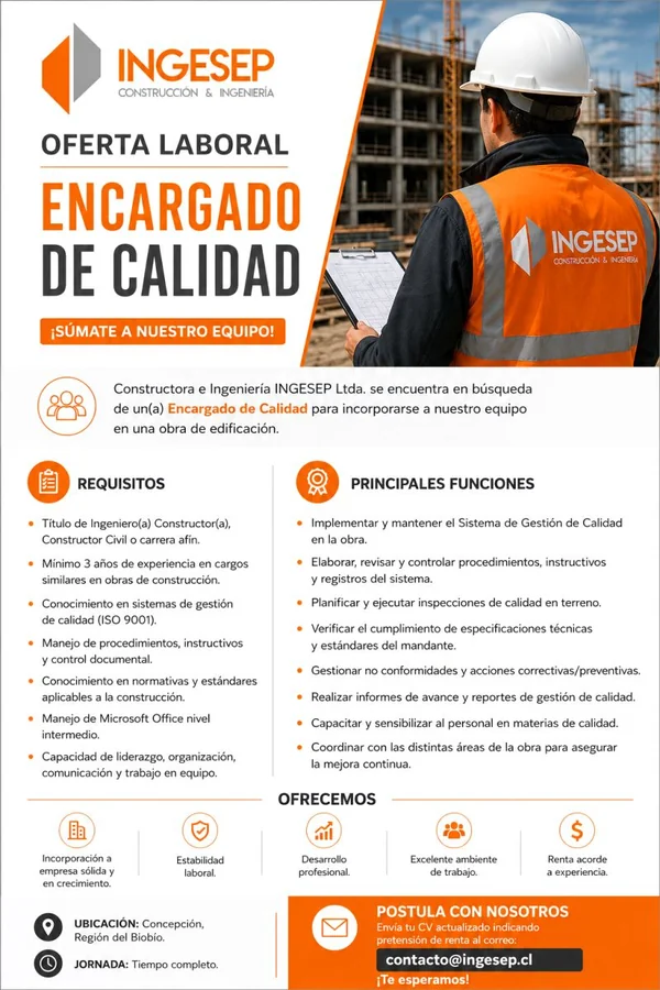 Encargado de Calidad - imagen 1