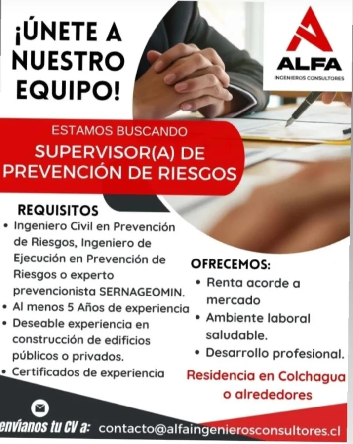 Supervisor de Prevención de Riesgos - imagen 1