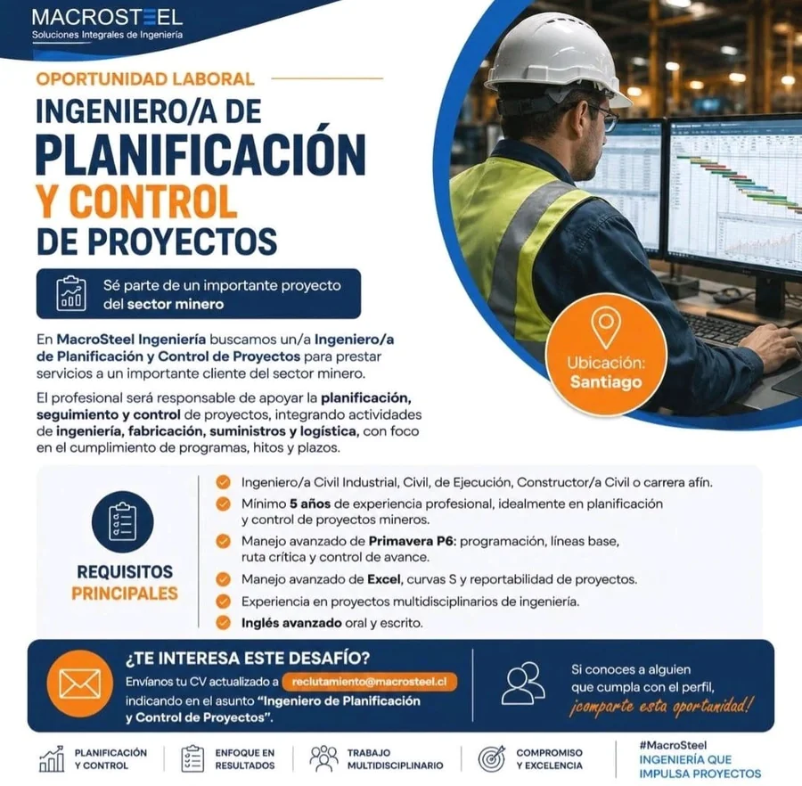 Ingeniero/a de Planificación y Control de Proyectos - imagen 1