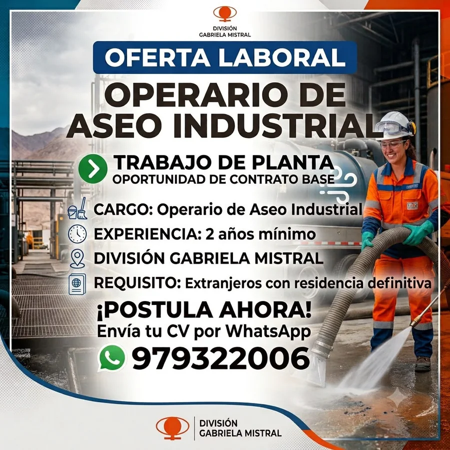 Operario de Aseo Industrial - imagen 1
