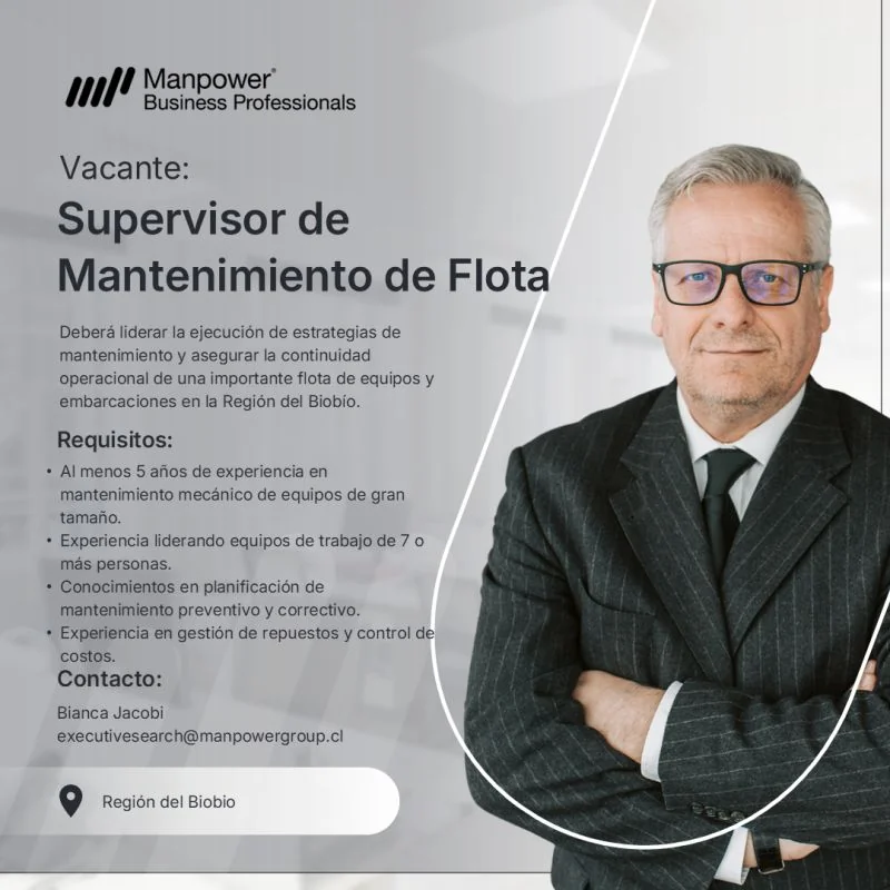 Supervisor de Mantenimiento de Flota - imagen 1