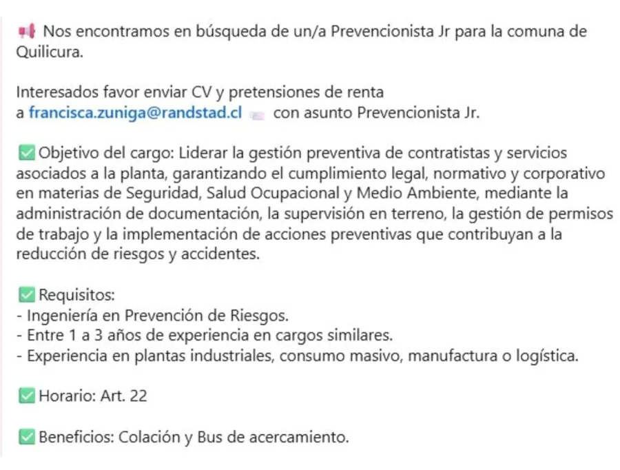Prevencionista Jr - imagen 1