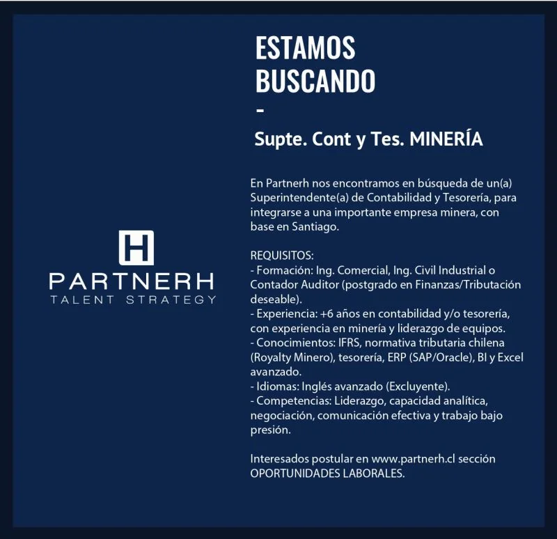 Superintendente de Contabilidad y Tesorería - imagen 1