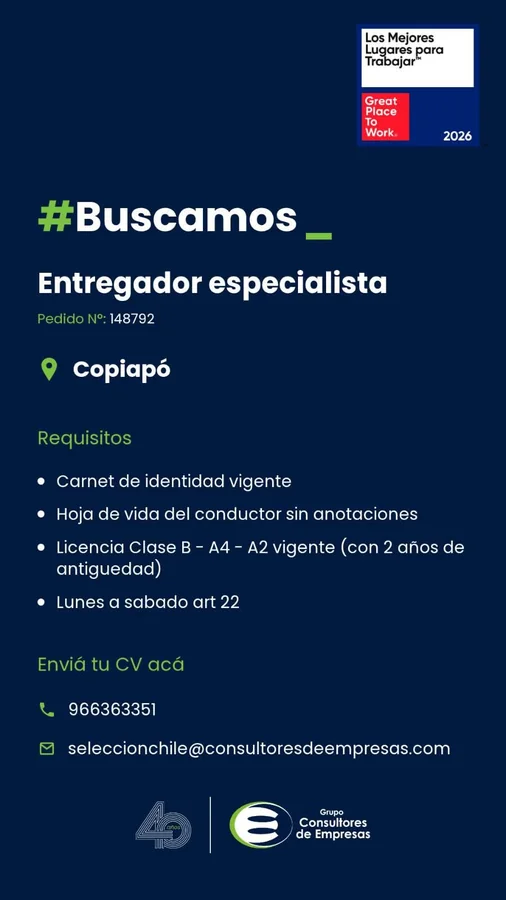 Entregador especialista - imagen 1