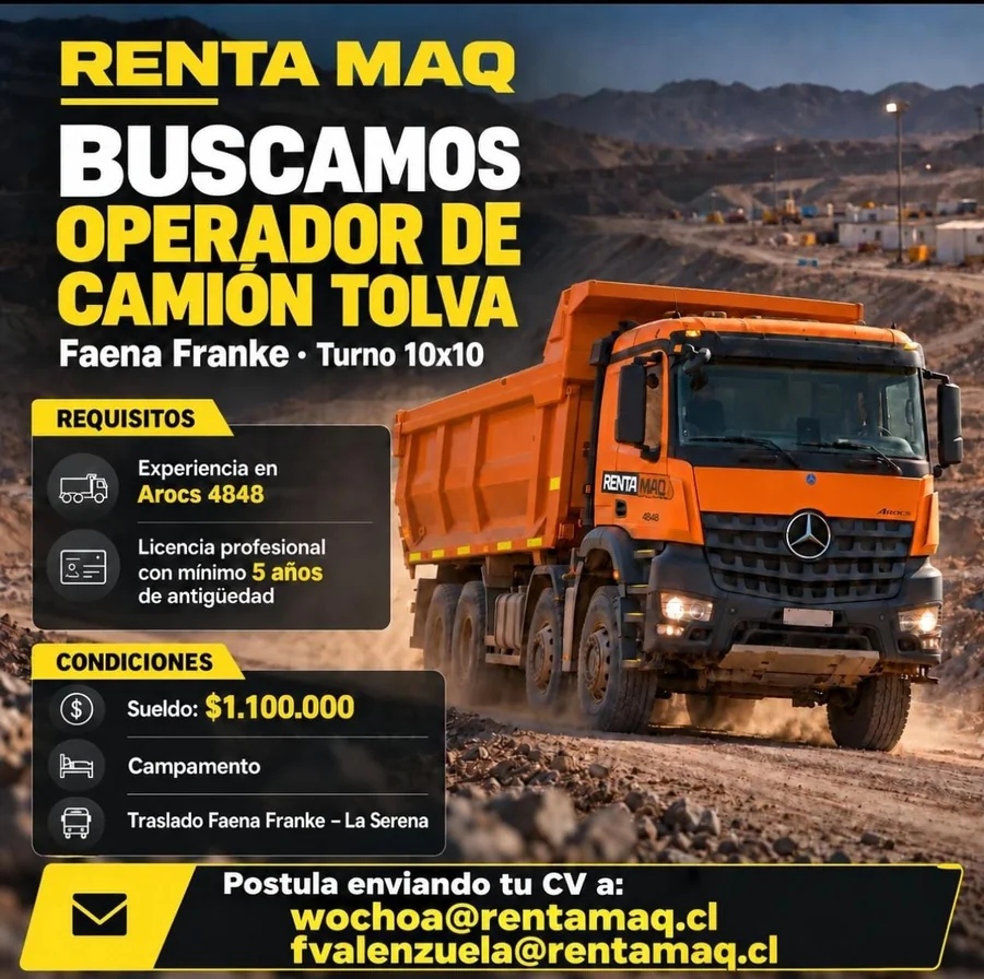 Operador de Camión Tolva - imagen 1