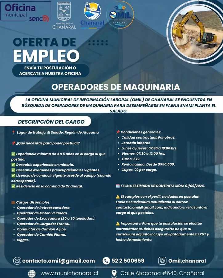 Operadores de Maquinaria - imagen 1
