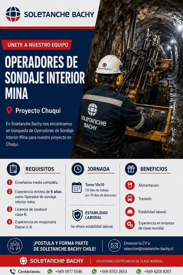 Operador de Sondaje Interior U-8 - imagen 1