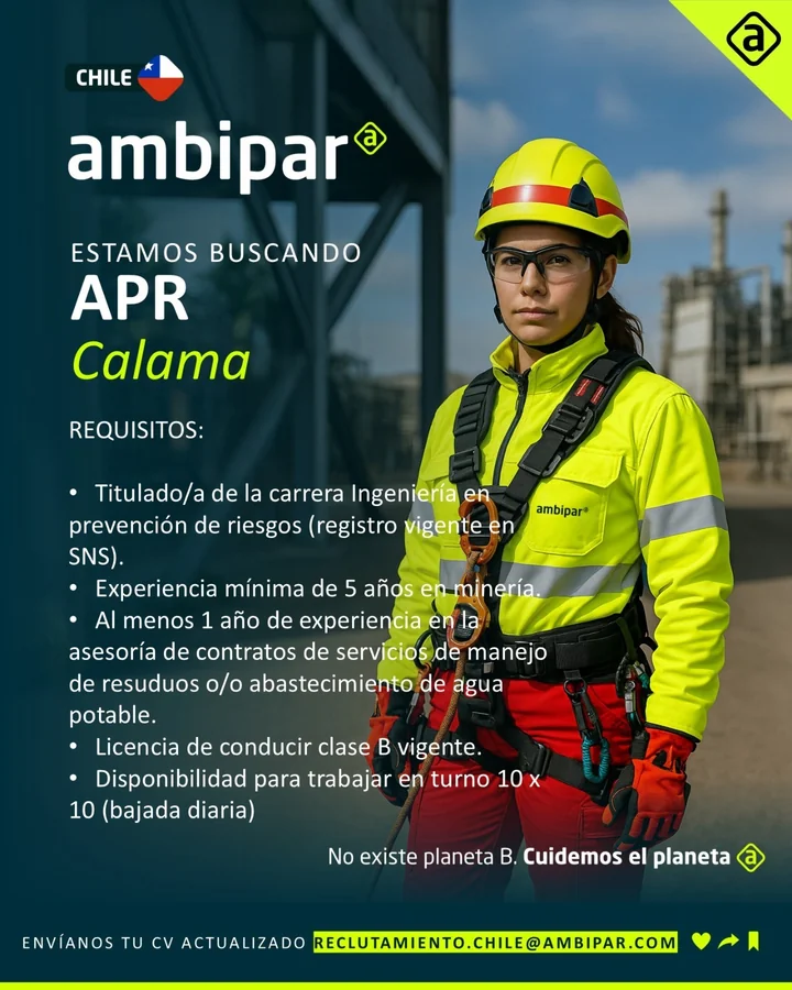 Ingeniero/a en Prevención de Riesgos - APR - imagen 1