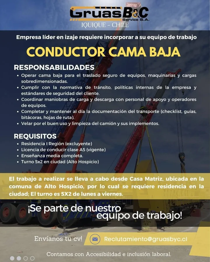 Conductor Cama Baja - imagen 1