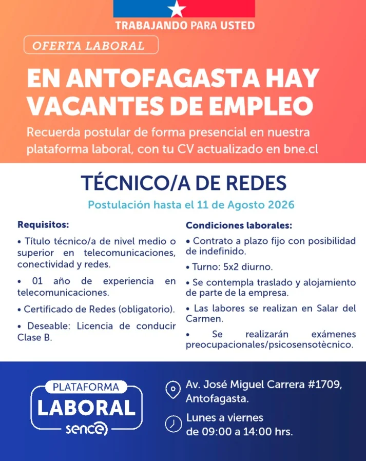 Técnico/a de Redes - imagen 1