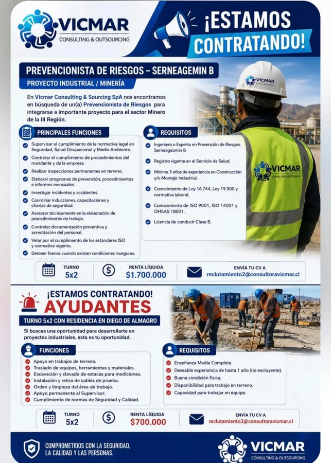 Prevencionista de Riesgos para Minería - imagen 1