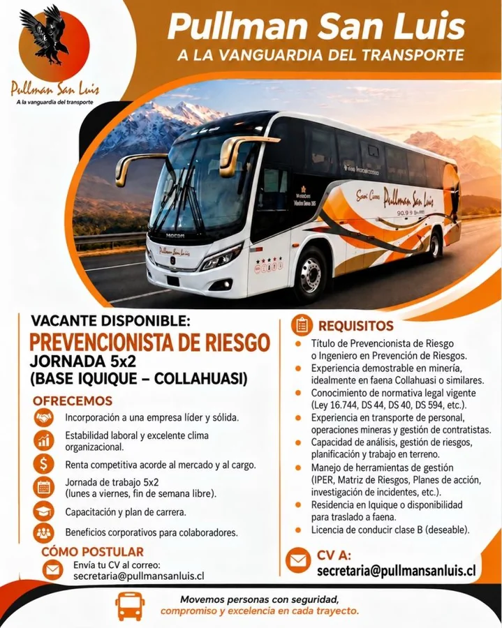Prevencionista de Riesgo - imagen 1