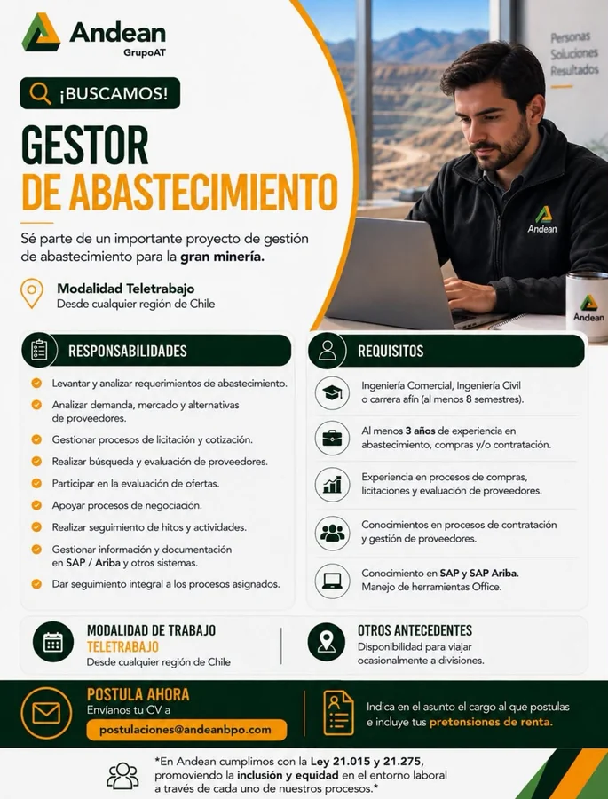 Gestor de Abastecimiento - imagen 1