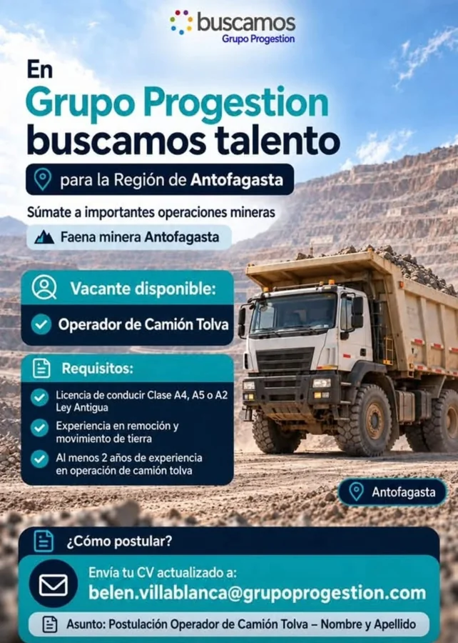 Operador de Camión Tolva - imagen 1