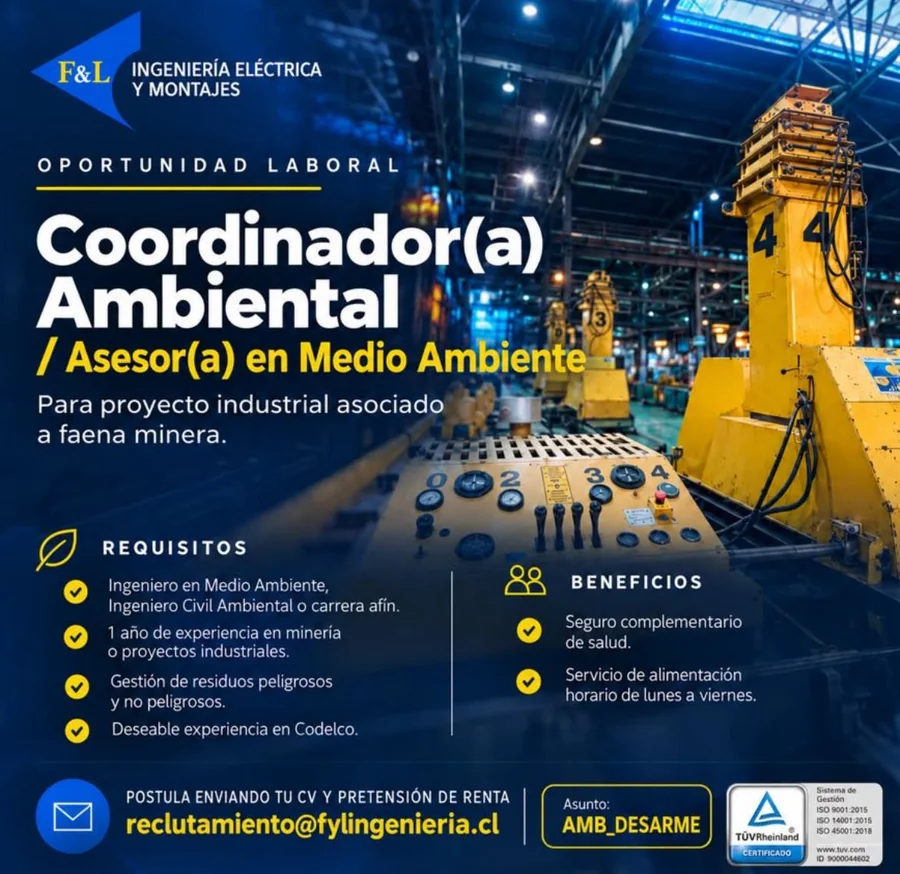Coordinador(a) Ambiental - imagen 1