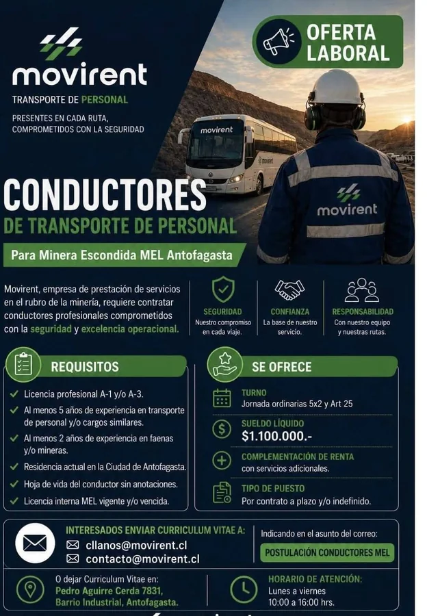 Conductores de Transporte de Personal - imagen 1