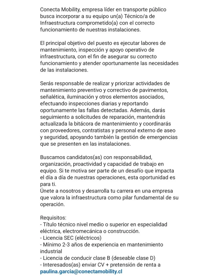 Técnico de Infraestructura - imagen 1